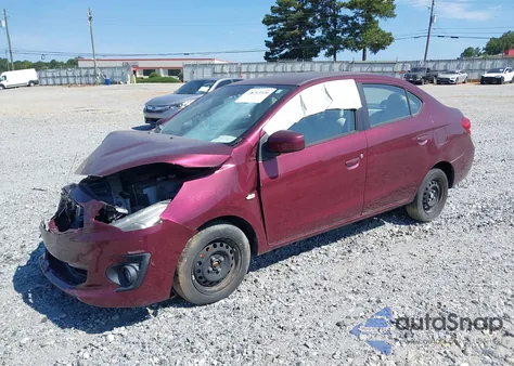 2017 Mitsubishi Mirage G4 Es z USA, uszkodzony, nr VIN ML32F3FJ6HHF08680